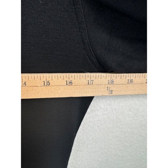 VTG Jane Justin 100% wool A line Dress minimalist dark romantic sz 12 - Picture 6 of 8